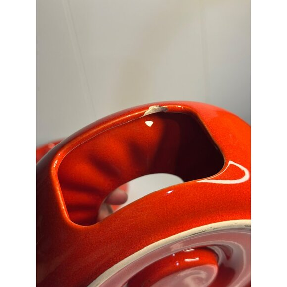 VTG Waechtersbach Candle Warming Bases Red Ceramic 5.5"x3" | Made in West German - Picture 4 of 7